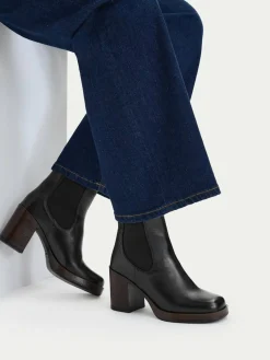 Stivaletti C-27740PE-PLATEAU Nero