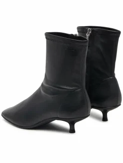 Stivaletti Round Kitt Heel Ankle Boot Nappa HW0HW03169 Nero