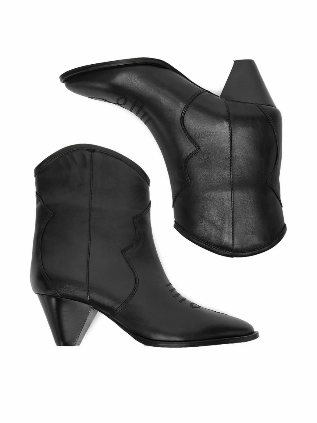 Stivali texani EO-APRIL-25FW217 Nero