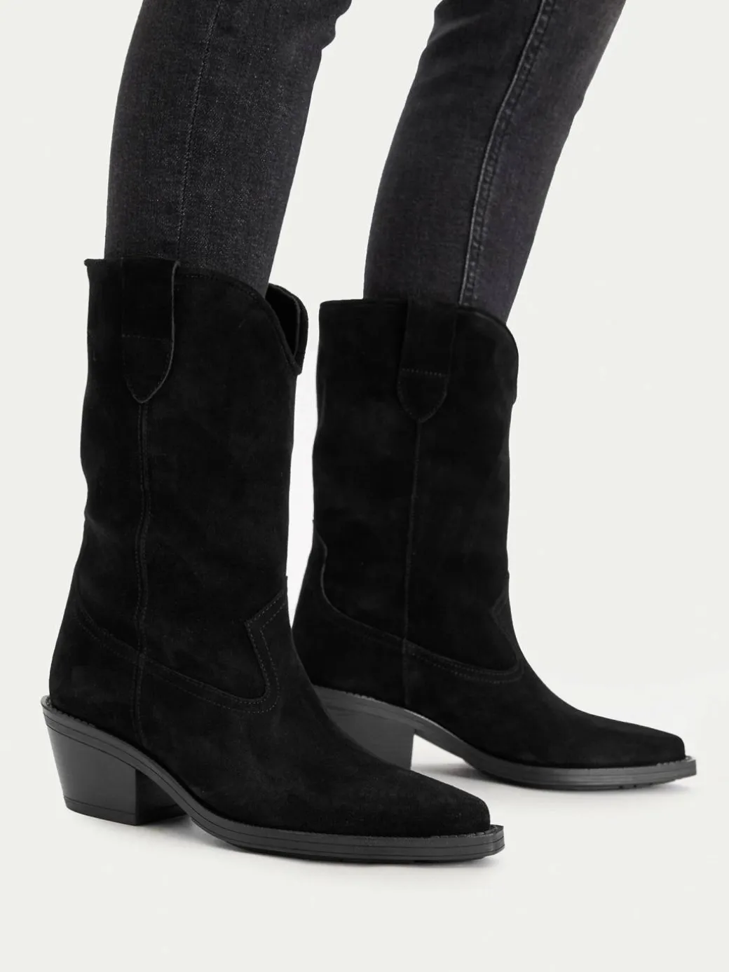 Stivali texani EO-CAMILA-5031 Nero