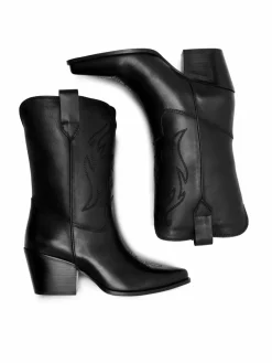 Stivali texani 222FW92 Nero