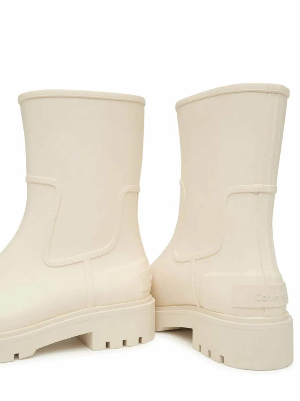 Wellington Mid Rainboot Rubber YW0YW02004 Écru